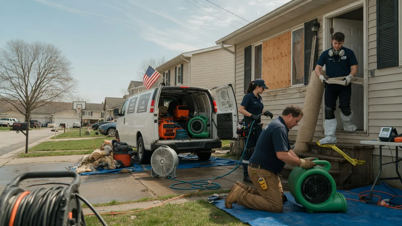 Water Damage Restoration in Glen Lyon, PA near me